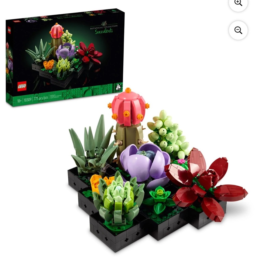 LEGO Botanical Collection Colorful Succulents Set